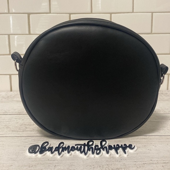 *Love Pain and Stitches Happy Tooth Black and Iridescent Green Pumpkin Purse - Picture 4 of 9